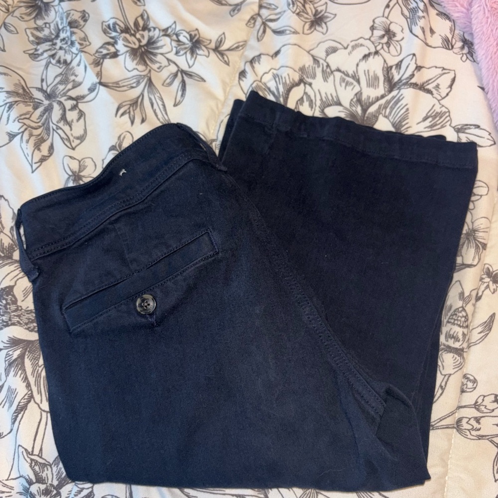 American Eagle Navy Blue Kick Boot Pants - Picture 3 of 4